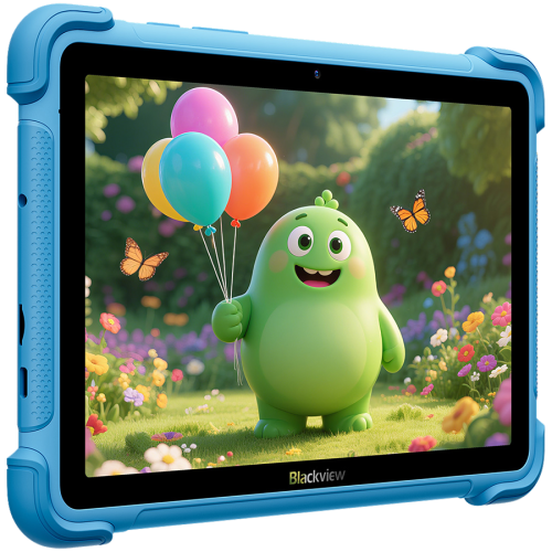 Blackview LINK 1 Kids WiFi 4/64GB 8.68-inch HD IPS 1340x800 60Hz 360nits RK3562 Quad-core 2.0GHz 5+8MP Cam 5000mAh WiFi 6 BT 5.0 Dual Speakers with Smart-K Support Tempered Film Stylus Pen Android 16 Ocean Blue — фото 3