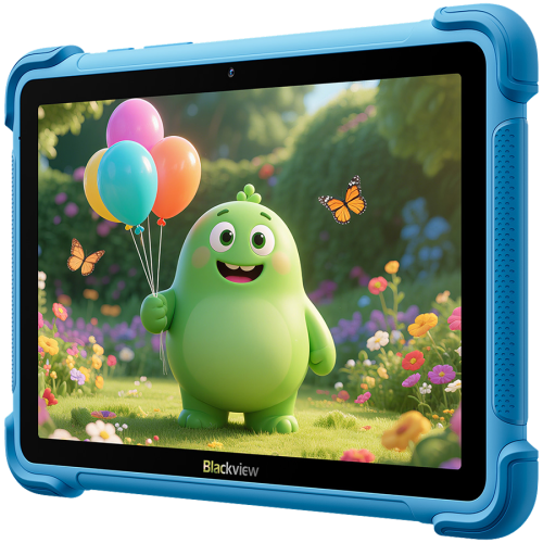 Blackview LINK 1 Kids WiFi 4/64GB 8.68-inch HD IPS 1340x800 60Hz 360nits RK3562 Quad-core 2.0GHz 5+8MP Cam 5000mAh WiFi 6 BT 5.0 Dual Speakers with Smart-K Support Tempered Film Stylus Pen Android 16 Ocean Blue — фото 2