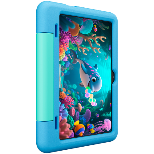 Blackview Tab 20 Kids WiFi 10.1-inch 800x1280 HD 60Hz Unisoc Tiger T310 2Hz 4GB + 64GB 6600mAh  Cam 5MP/8MP WiFi5 Android 15 Bubble Blue — фото 2