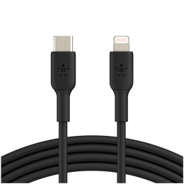 BELKIN Lightning to USB-C Cable PVC, 1M, Black