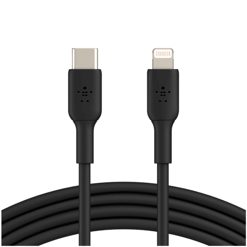 BELKIN Lightning to USB-C Cable PVC, 1M, Black