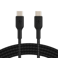 BELKIN USB-C to USB-C Cable Braided, 1M, Black