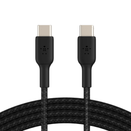 BELKIN USB-C to USB-C Cable Braided, 1M, Black