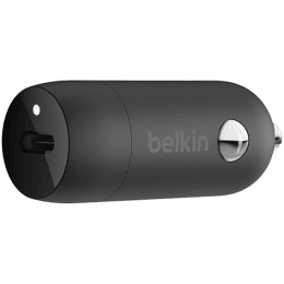 BELKIN 30w USB-C PD PPS Car Charger w/1m PVC C-C cable