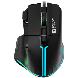 CANYON mouse Fortnax GM-636 RGB 9buttons Wired Black