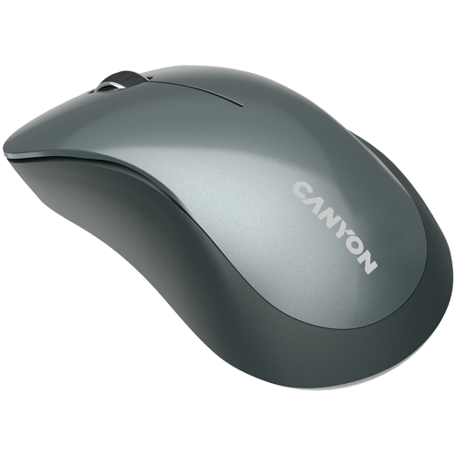 CANYON MW-11, 2.4 GHz Wireless mouse,with 3 buttons, DPI 1200, Battery:AAA*2pcs,Black,67*109*38mm,0.063kg — фото 4