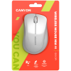 CANYON MW-11, 2.4 GHz  Wireless mouse ,with 3 buttons, DPI 1200, Battery:AAA*2pcs  ,pearl white grey67*109*38mm 0.063kg — фото 4