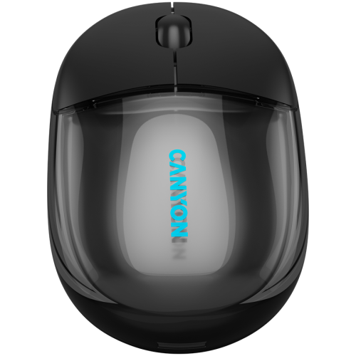 CANYON mouse OnClick 24 BT/ Wireless Transparent/Black — фото 2
