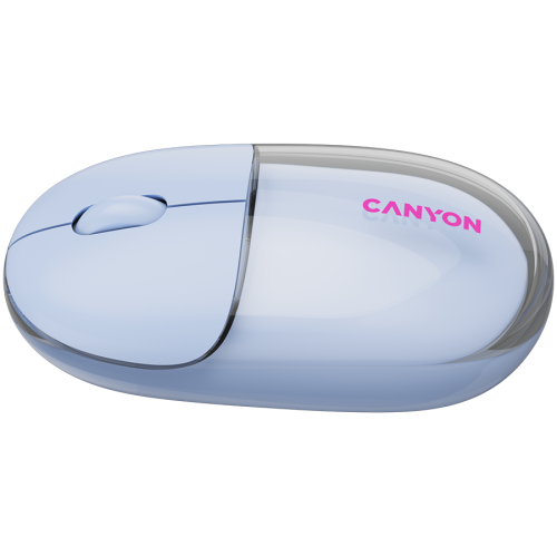 CANYON mouse OnClick 24 BT/ Wireless Transparent/Blue — фото 4