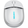 CANYON mouse OnClick 24 BT/ Wireless Transparent/White — фото 2