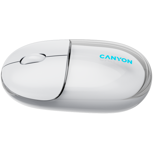 CANYON mouse OnClick 24 BT/ Wireless Transparent/White — фото 4