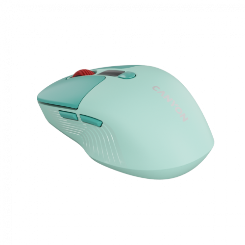 CANYON mouse MW-26 LCD Silent Dual Mode Wireless Green — фото 4