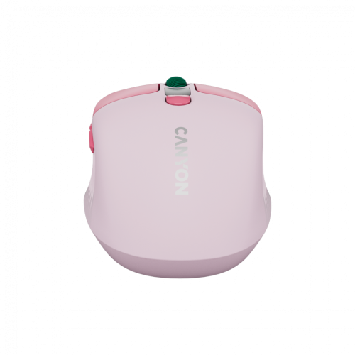 CANYON mouse MW-26 LCD Silent Dual Mode Wireless Pink — фото 4