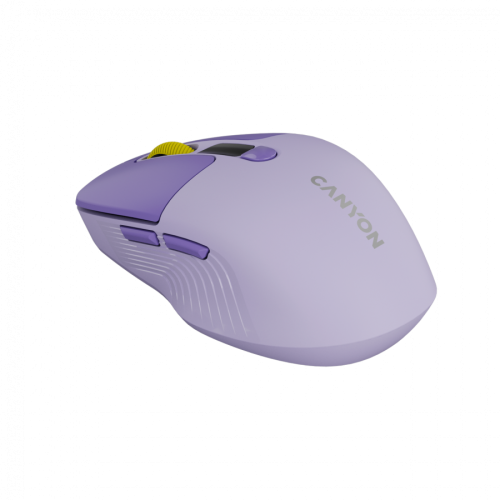 CANYON mouse MW-26 LCD Silent Dual Mode Wireless Violet — фото 3
