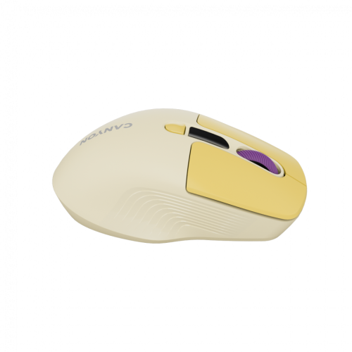 CANYON mouse MW-26 LCD Silent Dual Mode Wireless Yellow — фото 5