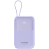 CANYON power bank OnPower 101 built-in cable 10000 mAh PD22.5W Purple