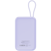 CANYON power bank OnPower 101 built-in cable 10000 mAh PD22.5W Purple — фото 4