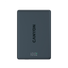 CANYON magnetic power bank OnPower 500 PD20W 5000mAh Aluminium Interstellar Black — фото 3