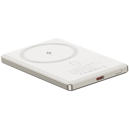 CANYON power bank OnPower 505 slim Magnetic 5000 mAh PD20W Beige — фото 5