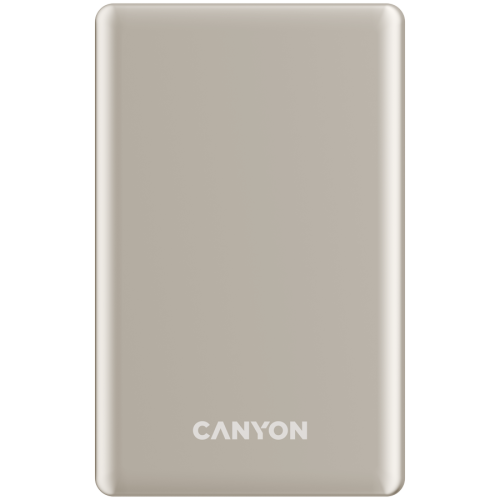 CANYON power bank OnPower 505 slim Magnetic 5000 mAh PD20W Beige