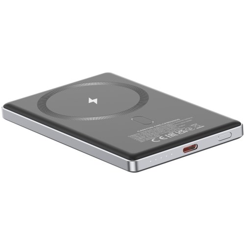 CANYON power bank OnPower 505 slim Magnetic 5000 mAh PD20W Dark Grey — фото 5
