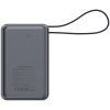 CANYON power bank OnPower 600 built-in cable 20000 mAh PD65W Dark Grey — фото 5