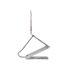 Canyon Laptop stands with hub, TYPE C F to HDMI2.0+2USB3.0+USBC3.0+RJ45+PD, TYEP C TO C cable 1m white with Emarker: HUSB332A, Material: Aluminum case+ABS+PS, Size: 245x240x27.2+/-0.3mm, Weight:1304g — фото 3
