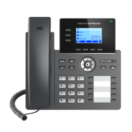 Grandstream GRP2604P, Carrier-Grade IP Phones,3 lines,6 SIP accounts,10 BLF keys,Dual 10/100/1000 Mbps Ethernet ports,HD audio,PoE(No PSU)