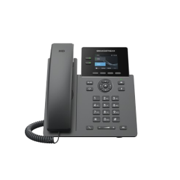 Grandstream GRP2610P, Professional P Phone, 2 SIP accounts, 2 lines, 2x Ethernet 10/100 PoE, 320x240 (2.4") color LCD, 8 virtual BLF keys, no PSU