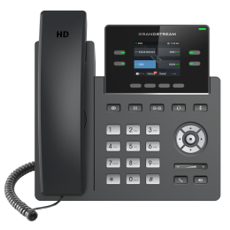 Grandstream GRP2612P, Carrier-Grade IP Phones, 2+2  line keys, 2 SIP accounts, 16 Digital BLF and Speed Dial keys, HD, PoE(No PSU included)