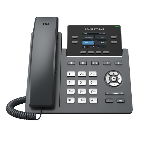 IP телефон Grandstream GRP2612W с поддержкой Wi-FI. 4 SIP аккаунта, 4 линии, цветной LCD, PoE, 16 virtualBLF