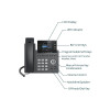 IP телефон Grandstream GRP2613 W на 6 линий с поддержкой Wi-Fi  — фото 2
