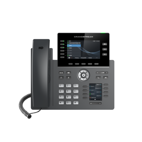 Grandstream GRP2616, Carrier-Grade IP Phones, 6  line keys, 16 SIP accounts, 48 Digital BLF and Speed Dial keys, HD (with power supply)