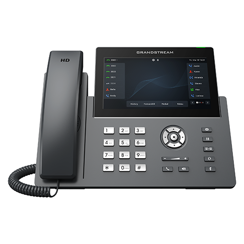 IP телефон Grandstream GRP2650 6 SIP аккаунтов, 14 линий, цветной LCD, PoE, (1GbE)Gigabit Ethernet, до 4-х GBX20, USB, Wi-Fi, Bluetooth