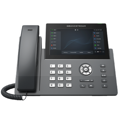 IP телефон Grandstream GRP2670 6 SIP аккаунта, 12 линий, 7" мультитач экран, PoE, (2GbE)Gigabit Ethernet, до 4-х GBX20, USB, Wi-Fi, Bluetooth