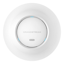 Grandstream GWN7664E, Indoor AX6000 Wi-Fi 6 Access Point, 4x4:4 2.4/5G, 2x 2.5GbE, PoE, up to 175m coverage, up to 512 wireless clients, 6Gbps aggregate wireless throughput, 50 AP local controller