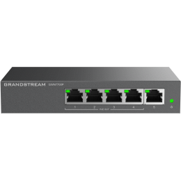 Grandstream GWN7700P, Unmanaged Network Switches, 5-ports Gigabit Ethernet, PoE 4-Ports, Desktop, wall-mount