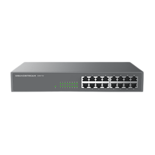 Grandstream GWN7702, Unmanaged Network Switch, 16x GbE RJ45, metal case