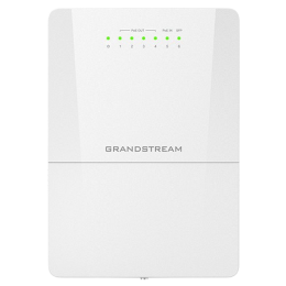 Grandstream GWN7710R, Layer 2 Lite Cloud Managed Switch, 1x 2.5G SFP, 5x GbE, 4x PoE/PoE+ or Passive PoE, max 100W total budget, 6KV surge protection