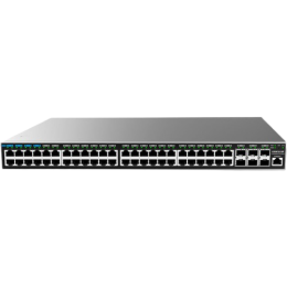 Grandstream GWN7816P, Layer 3 Managed Network Switch, 48x GbE RJ45 PoE 802.3 af/at, up to 60W(1-8 ports), up to 30W(9-48 ports), 6x SFP+, stackable, optional redundant PSU