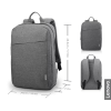 Рюкзак для ноутбука из текстильных материалов  CASE_BO 15.6 Backpack B210 Grey-Row (GX40Q17227)
