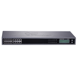 Grandstream GXW4216, 16 x RJ11 FXS ports and 1 x 50-pin Telco connector, 1 x 10M/100/1000 Mbps auto-sensing RJ45 port, G.711, G. 723, G.726