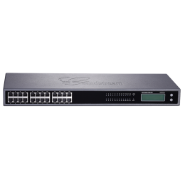 Grandstream GXW4224, 24 x RJ11 FXS ports and 1 x 50-pin Telco connector, 1 x 10M/100/1000 Mbps auto-sensing RJ45 port, G.711, G. 723, G.726