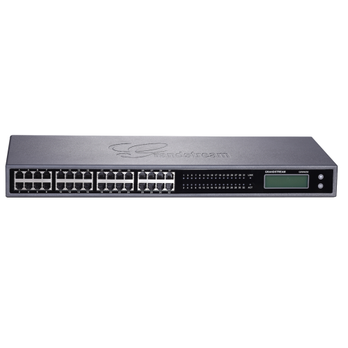 Grandstream GXW4232, 32 x RJ11 FXS ports and 2 x 50-pin Telco connector, 1 x 10M/100/1000 Mbps auto-sensing RJ45 port, G.711, G. 723, G.726