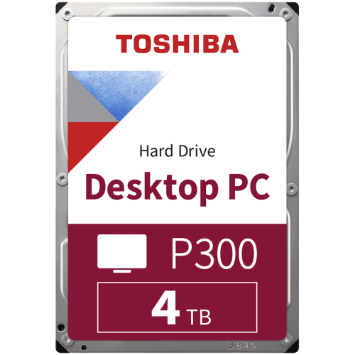 HDD Desktop TOSHIBA P300 4TB SMR, 3.5'', 128MB, 5400RPM, SATA