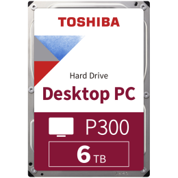 HDD Desktop TOSHIBA P300 6TB SMR, 3.5'', 128MB, 5400 RPM, SATA