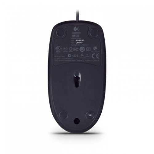 LOGITECH M90 Corded Mouse - GREY - USB - EWR2 — фото 4