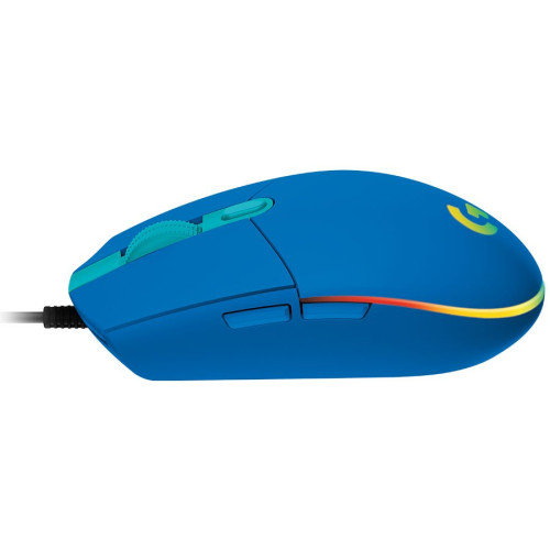 LOGITECH G203 LIGHTSYNC Corded Gaming Mouse - BLUE - USB — фото 2