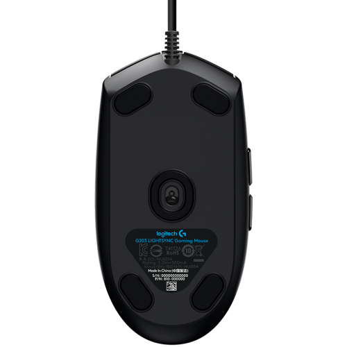 LOGITECH G102 LIGHTSYNC Corded Gaming Mouse - BLACK - USB - EER — фото 5