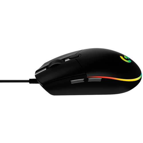 LOGITECH G102 LIGHTSYNC Corded Gaming Mouse - BLACK - USB - EER — фото 4